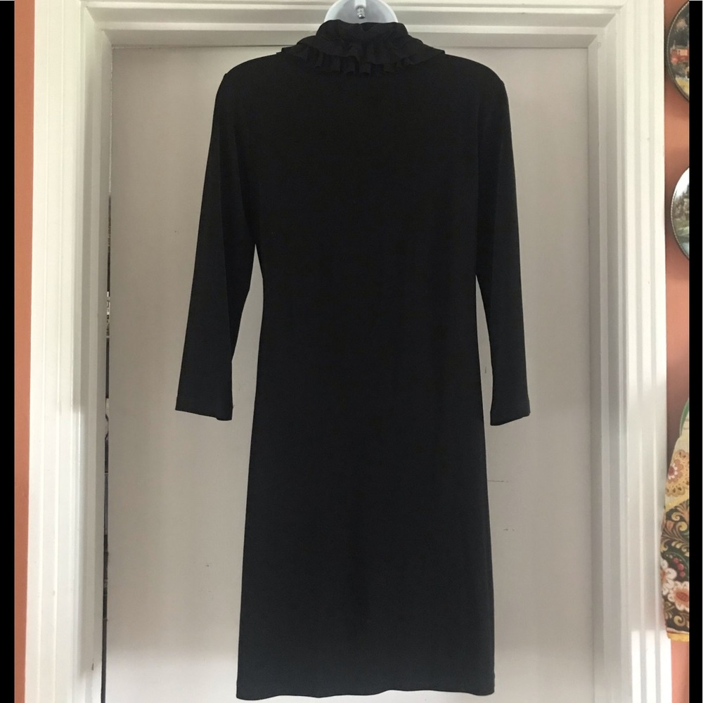 Enfocus Studio Ruffle V-Neck Dress - Picture 6 of 13
